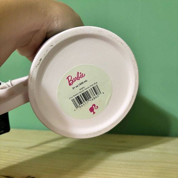 NWT Barbie Sports Tennis Light Pink Mug 21oz - Picture 5 of 6